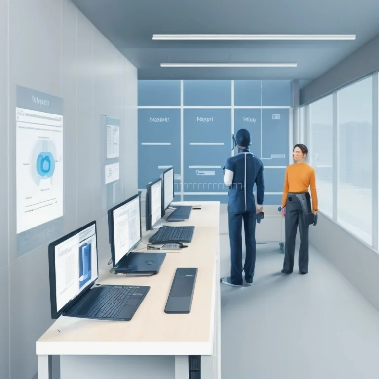 Lab workstation and network equipment